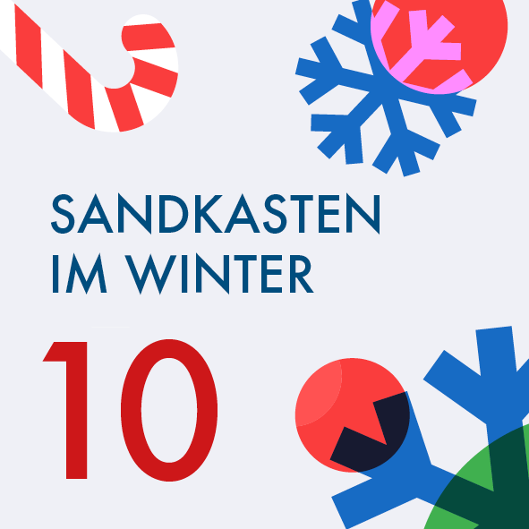 Adventskalender Türchen Nr. 10: Sandkasten im Winter